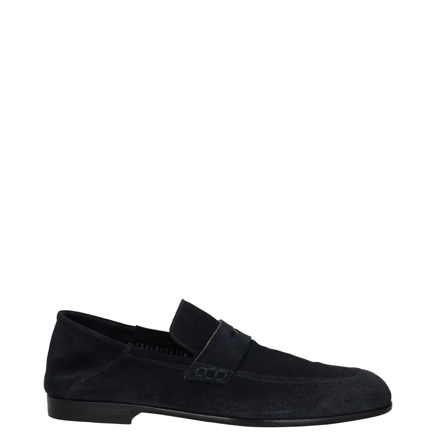 HARRYS Mens Dress Loafers Blue Suede Leather Slip On Elegant UK 8 RRP 250