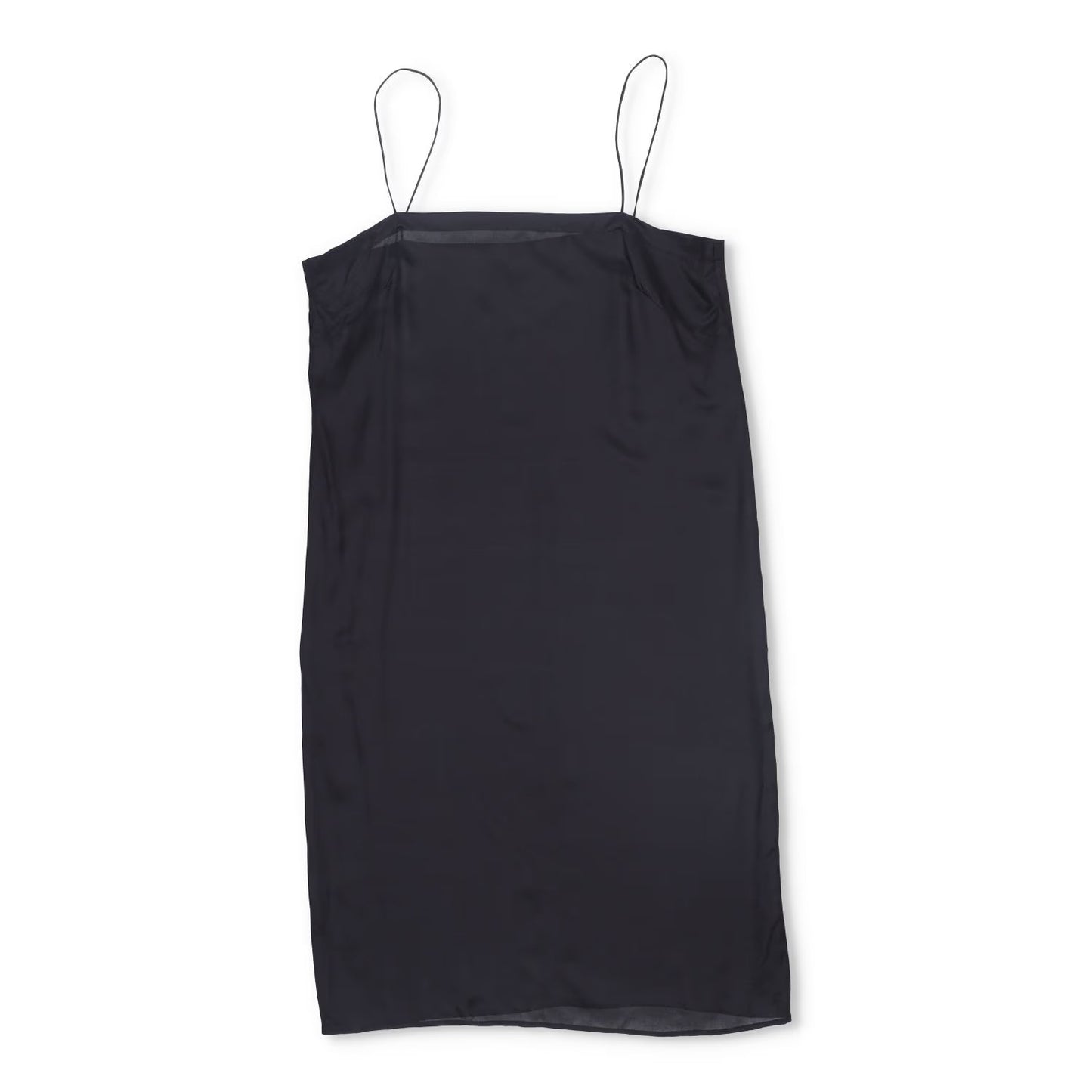 ISABEL MARANT Womens Dress Silk Black Midi Sleeveless Square Neck Size 42 RRP325
