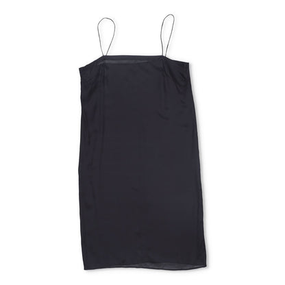 ISABEL MARANT Womens Dress Silk Black Midi Sleeveless Square Neck Size 42 RRP325
