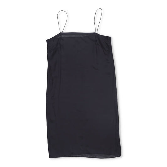 ISABEL MARANT Womens Dress Silk Black Midi Sleeveless Square Neck Size 42 RRP325
