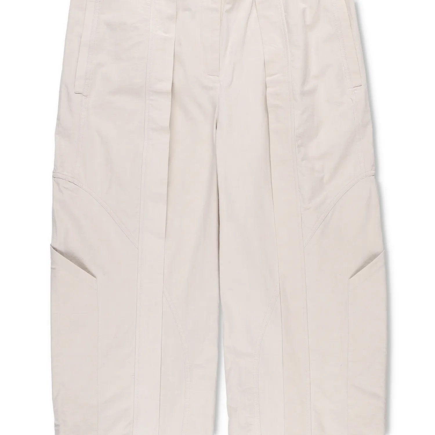 CHRISTOPHER ESBER Women Cocosolo Trousers Putty Slim Leg Beige Pleated 12 RRP540 — View 3