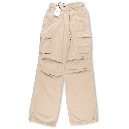 COPERNI Womens Canvas Wide Leg Cargo Pants Relaxed Fit Neutrals 34 RRP 810 — View 10