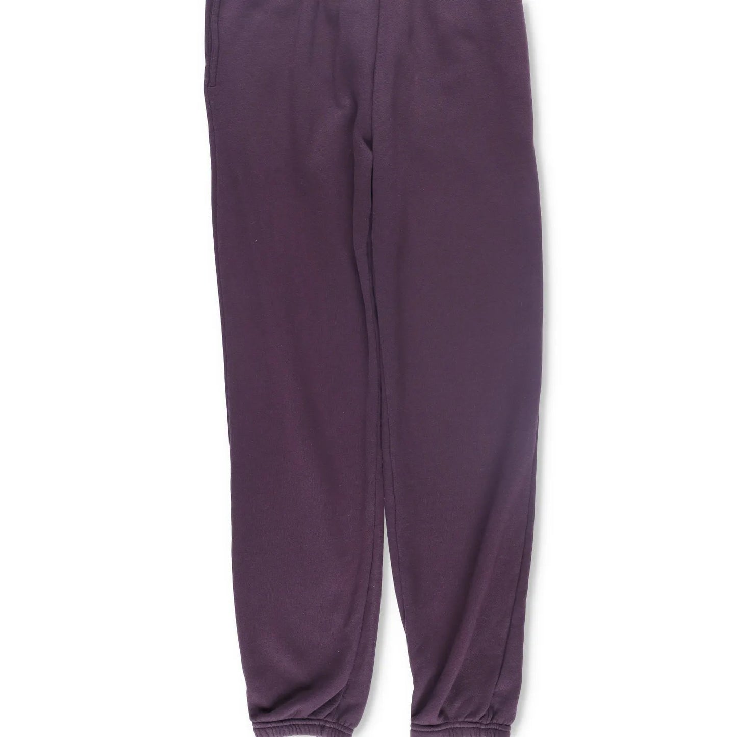 LES TIEN Mens Joggers Relaxed Fit Cotton Purple Elastic Waist Size S RRP200 — View 3