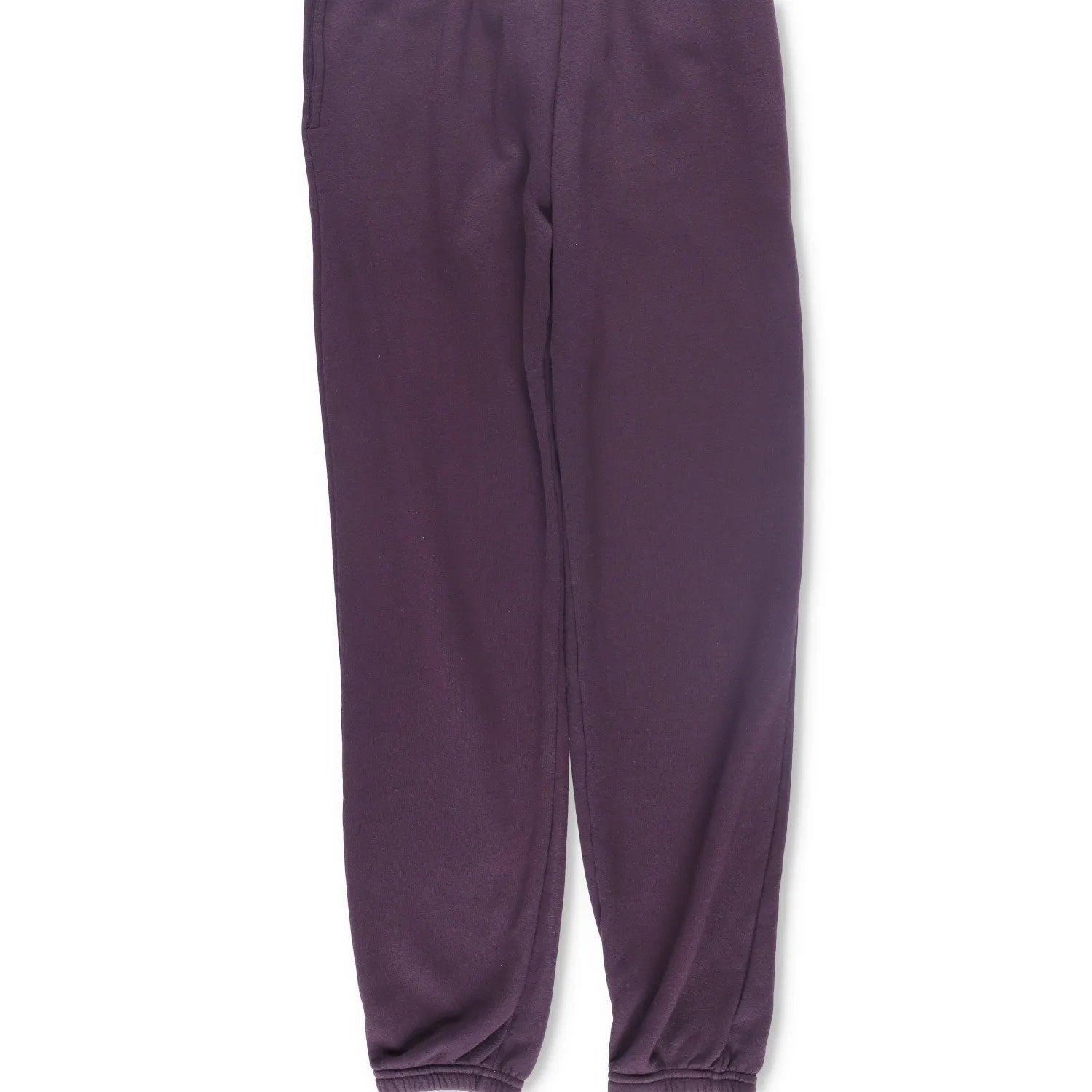 LES TIEN Mens Joggers Relaxed Fit Cotton Purple Elastic Waist Size S RRP200 — View 3