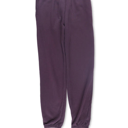 LES TIEN Mens Joggers Relaxed Fit Cotton Purple Elastic Waist Size S RRP200 — View 3