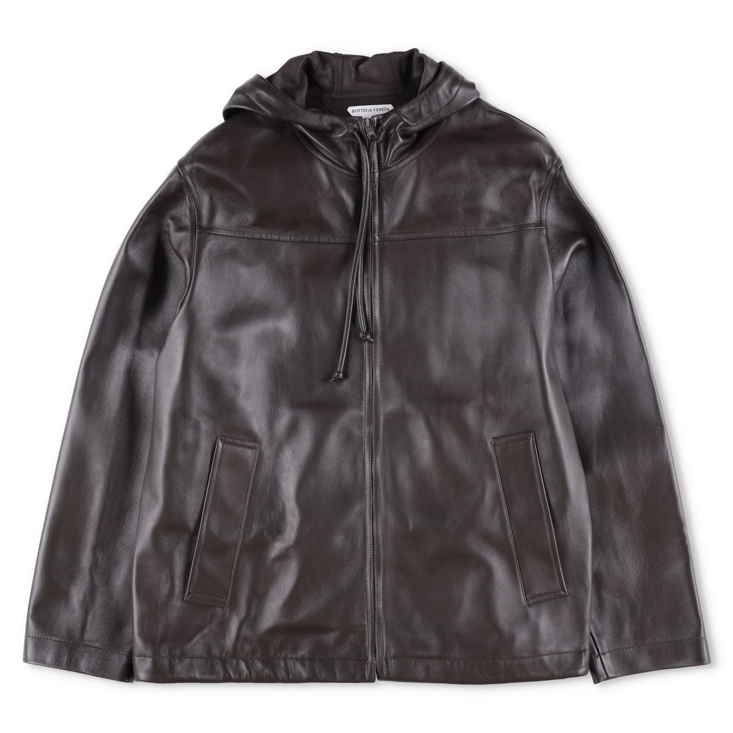 BOTTEGA VENETA Womens Blouson Medium Weight Nappa Coat Jacket Green L RRP 3882