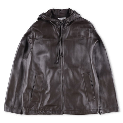 BOTTEGA VENETA Womens Blouson Medium Weight Nappa Coat Jacket Green L RRP 3882