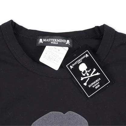 MASTERMIND Mens Jumper Cotton Black Large Print Logo Crew Neck Size L RRP 750 — View 6