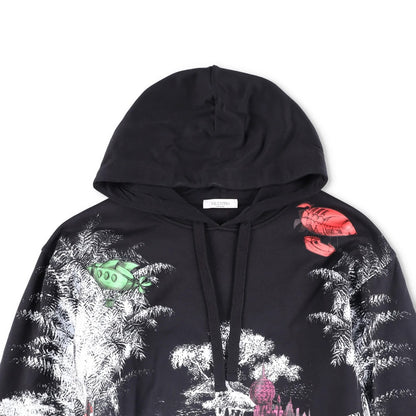 VALENTINO Unisex Adults Hoodie Cotton Multicoloured Graphic Size M RRP 650 — View 2