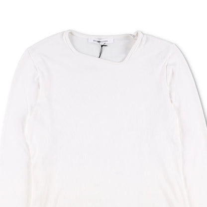 BIANCA SAUNDERS Mens Jumper Knit Y Neck Long Sleeve White Size M RRP 320 — View 2