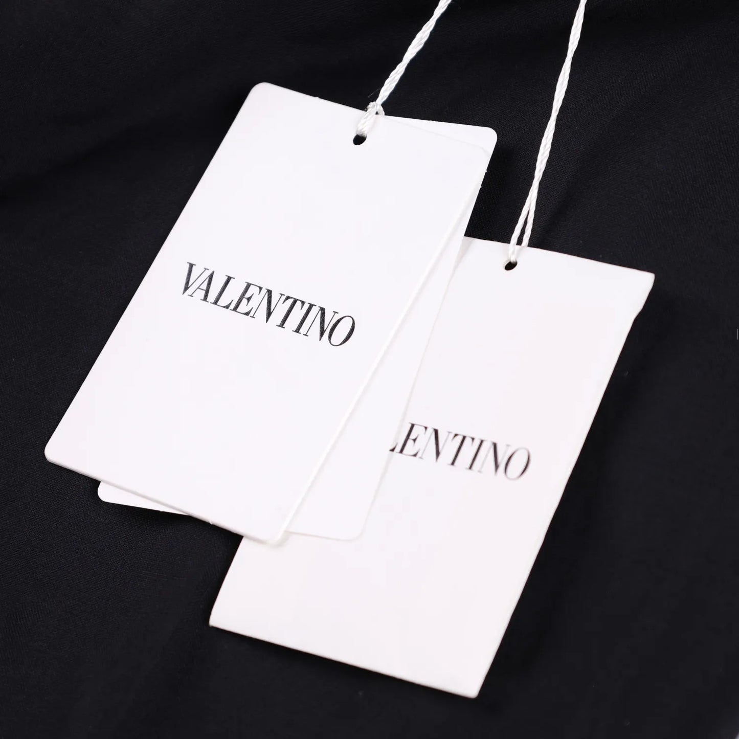 Valentino Mens Trousers Black Flat Front Zip Straight Leg Size 54 RRP 650 — View 10