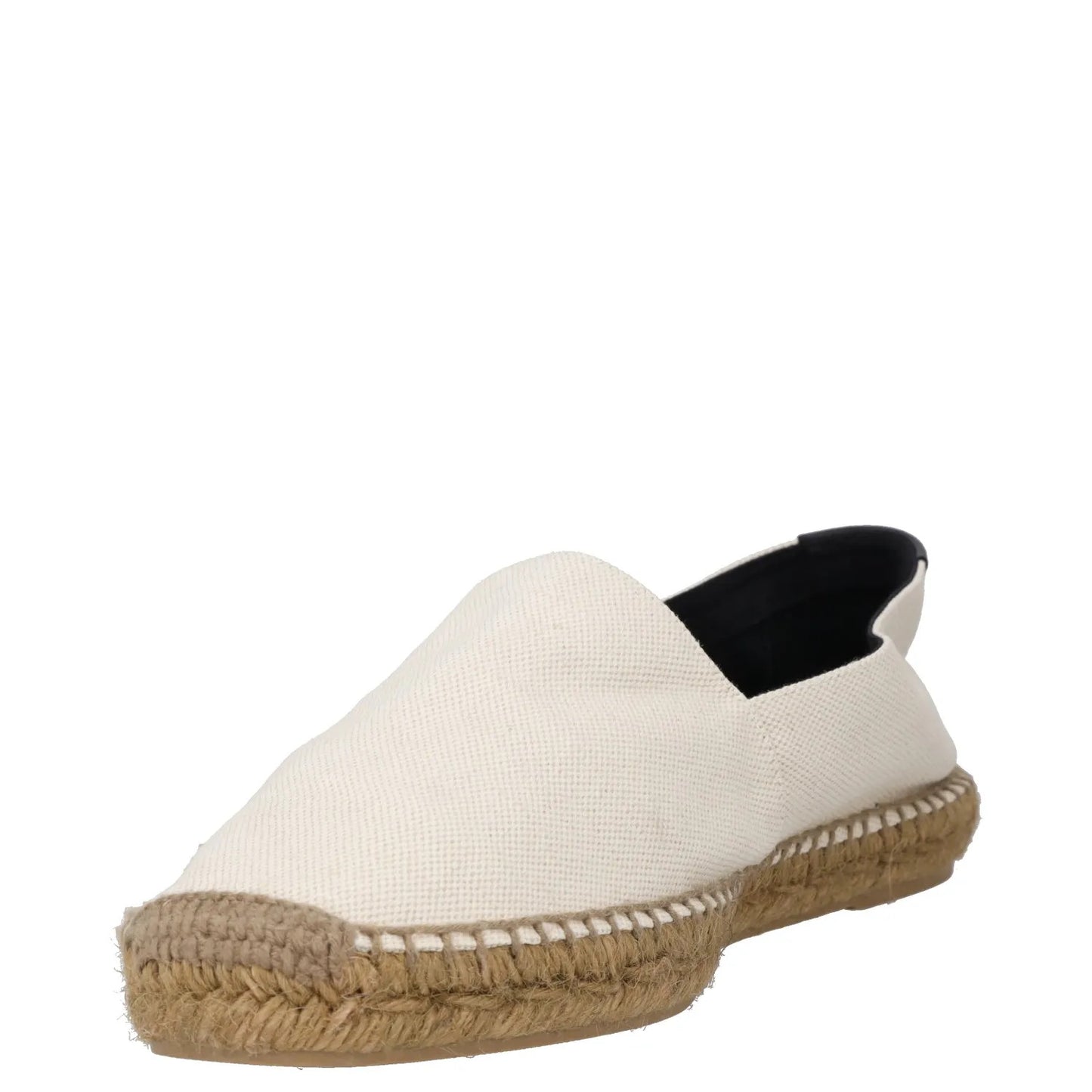 SAINT LAURENT Mens Flat Shoes Beige Cotton Casual Espadrille UK 10.5 RRP 460 — View 3