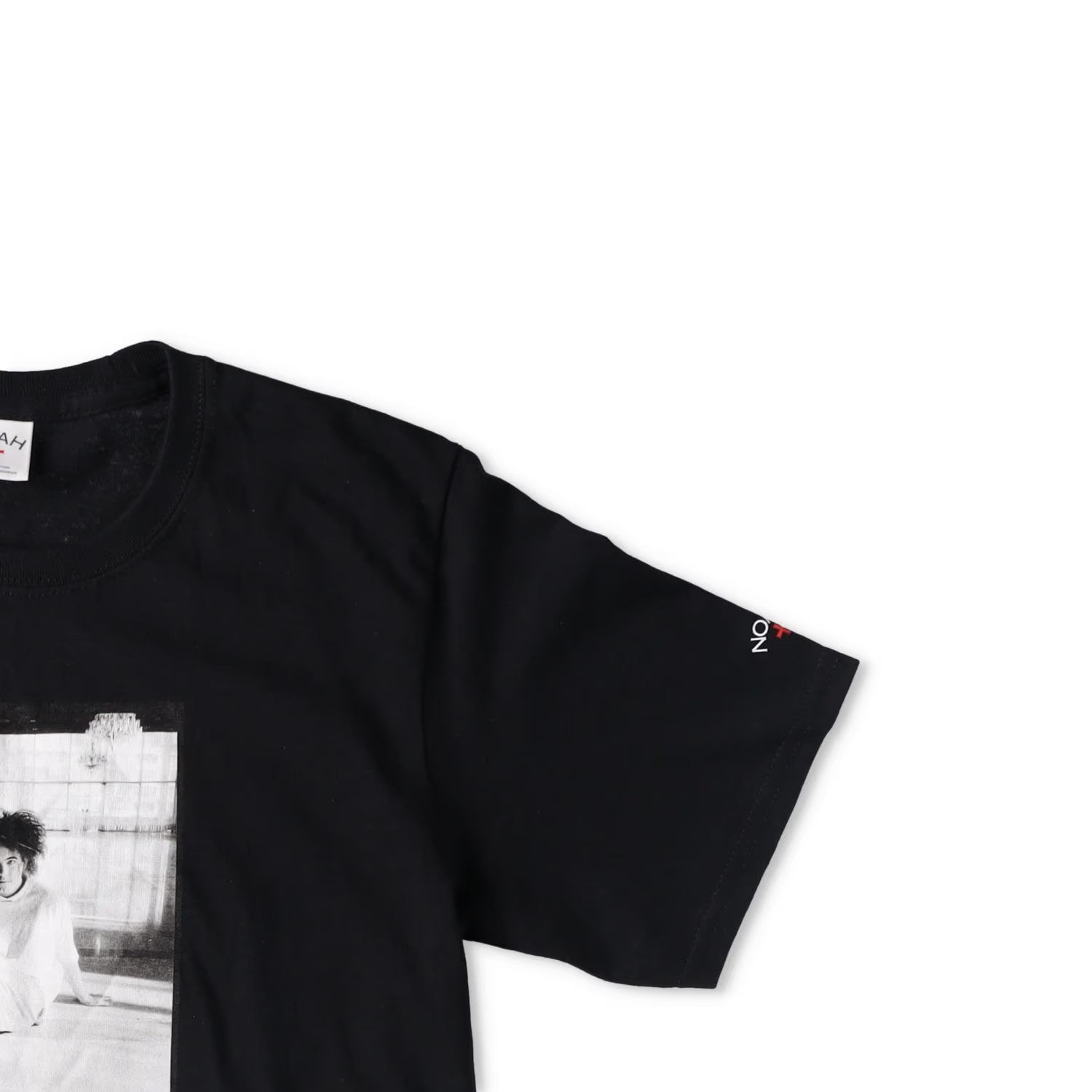 NOAH X The Cure Mens Why Can'T I Be You Logo T-Shirt Short Sleeve Black S RRP 55 — View 7