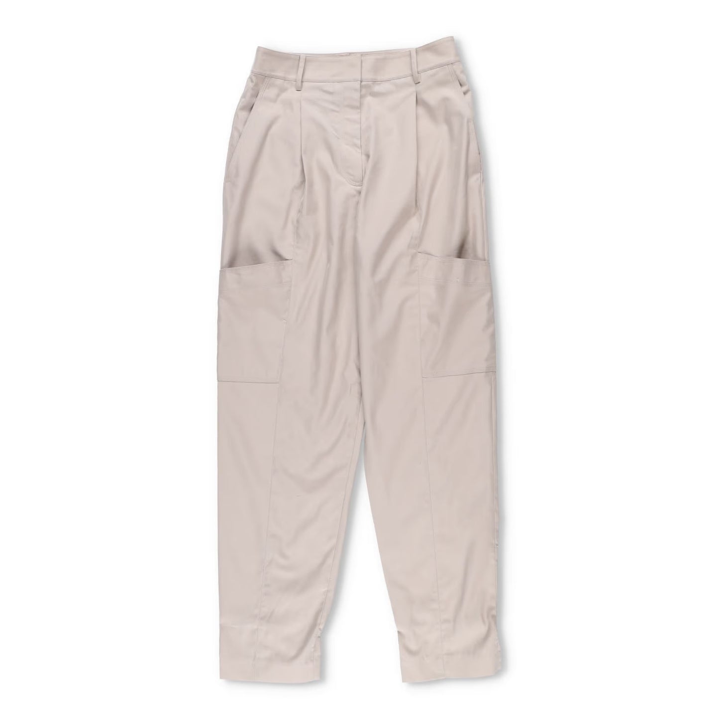 TIBI Mens Trousers Cotton Regular Fit Beige Large Pockets Size 6 RRP 250