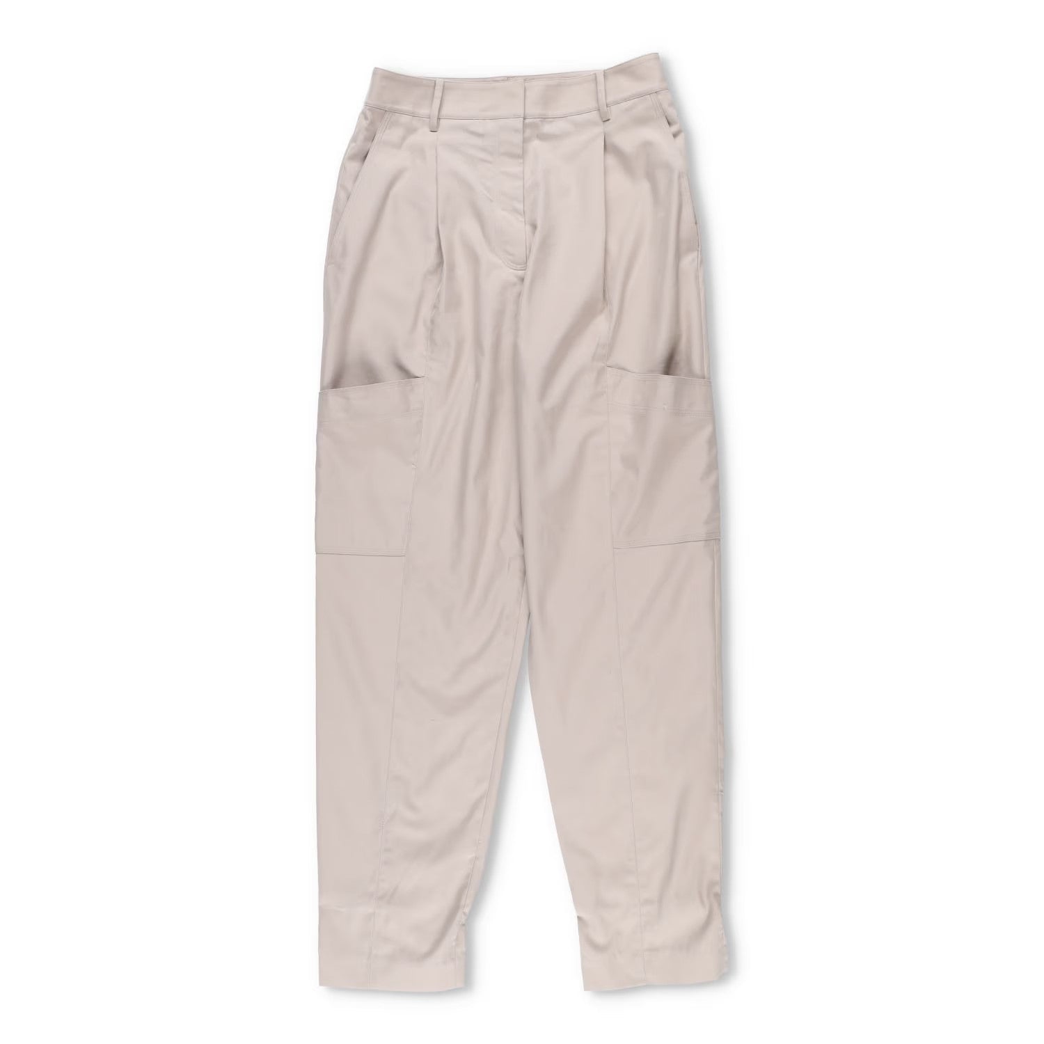 TIBI Mens Trousers Cotton Regular Fit Beige Large Pockets Size 6 RRP 250