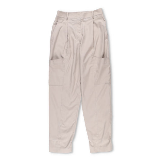 TIBI Mens Trousers Cotton Regular Fit Beige Large Pockets Size 6 RRP 250