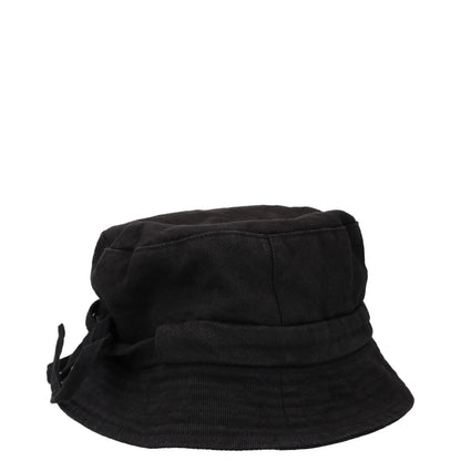 JACQUEMUS Womens Le Bob Gadjo Bucket Hat Black Cotton Logo Size 60 RRP 115 — View 5