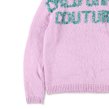 DIOR HOMME X Erl Mens Jumper Pink Chunky Knit California Couture Size L RRP 1200 — View 3