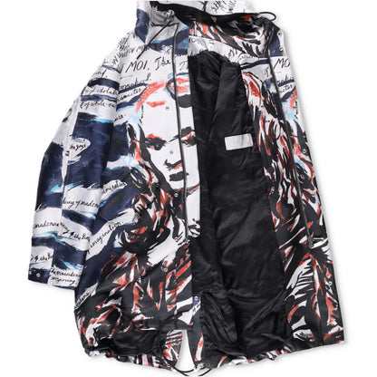DIOR HOMME Mens Parka Jacket Mona Lisa Multicoloured Hooded Size 48 RRP 6960 — View 7