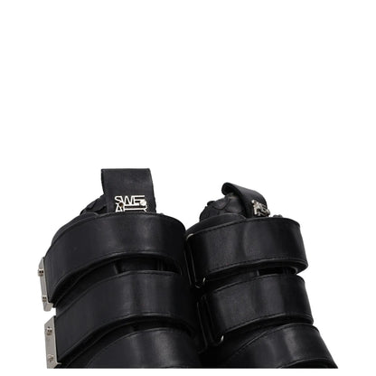 SWEAR Mens Trainers Black Leather High Top Strappy Sneakers UK 6 RRP 250 — View 9