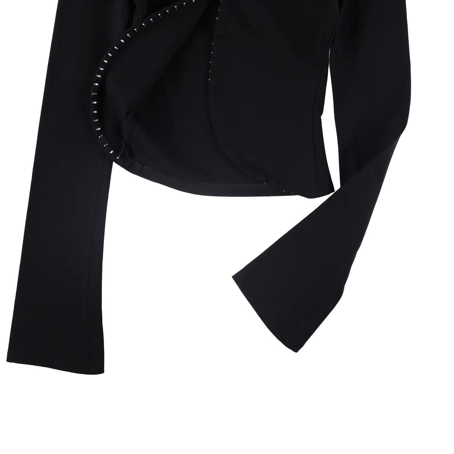 JADE CROPPER Womens Next Gen Long Sleeve Cardigan Black Size XS - S RRP 440 — View 7