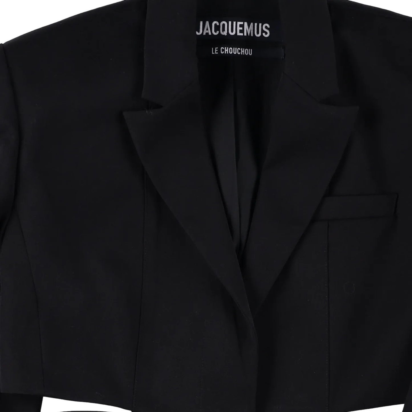 JACQUEMUS Womens La Robe Bari Long Sleeve Side Mini Dress Black 38 RRP 830 — View 6
