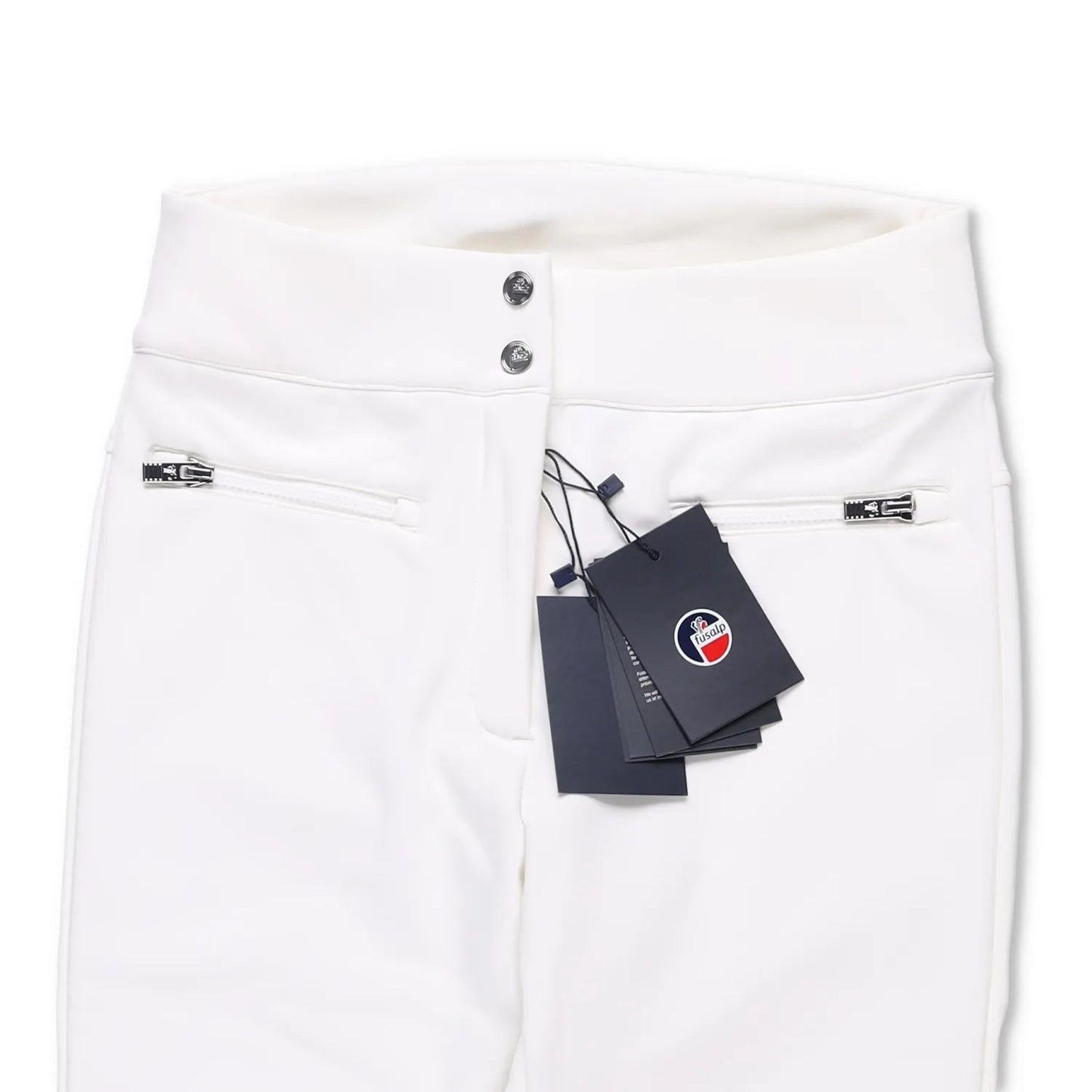 FUSALP Womens Diana Ski Salopettes Slim Fit Stiched Knees White Size 38 RRP 380 — View 9