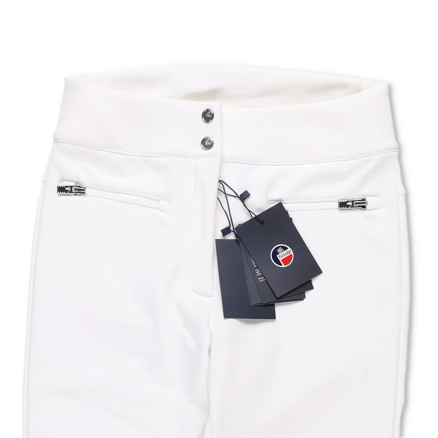 FUSALP Womens Diana Ski Salopettes Slim Fit Stiched Knees White Size 38 RRP 380 — View 9