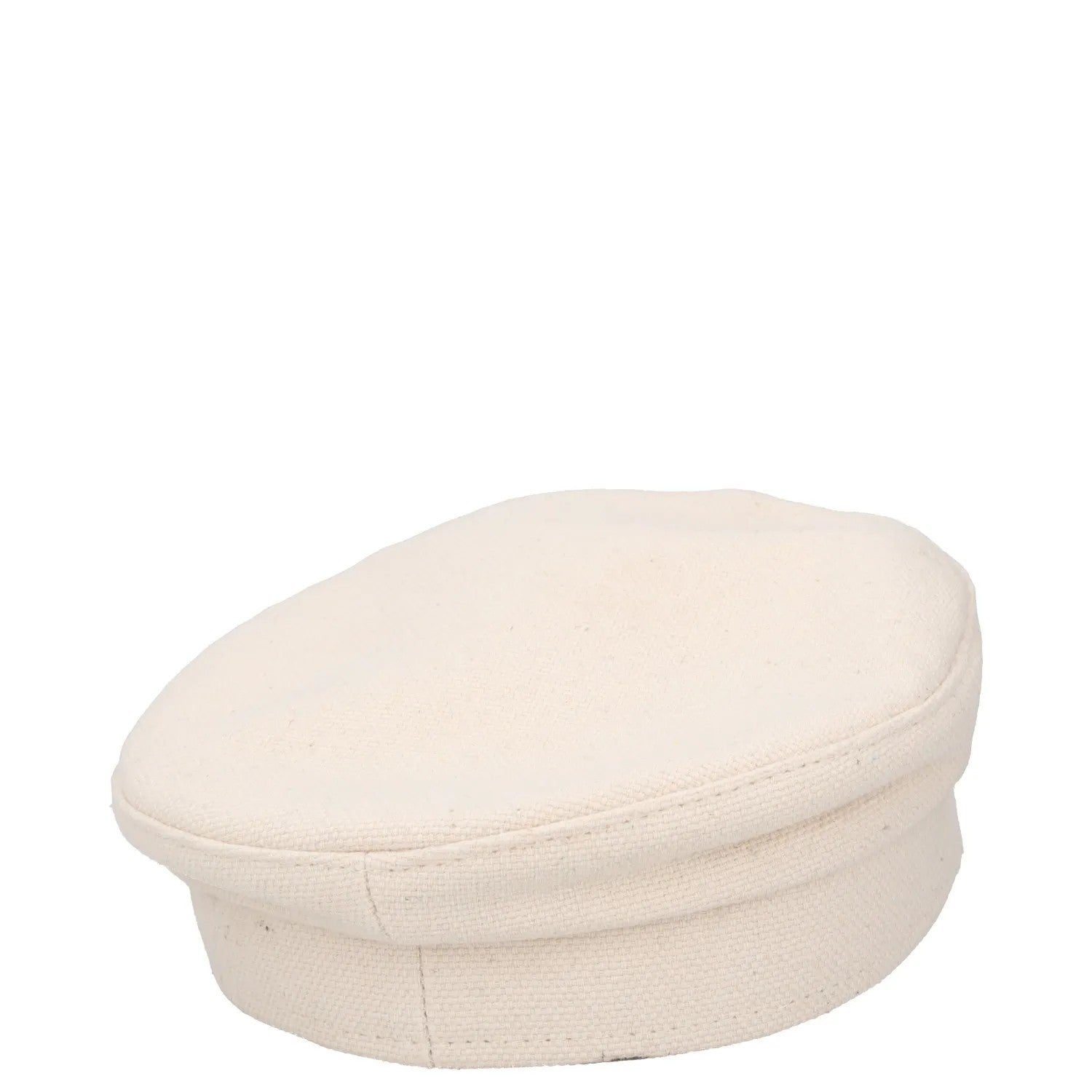RUSLAN BAGINSKIY Womens Cotton Crystal Baker Boy Hat Ivory Rhinestone M RRP 375 — View 5