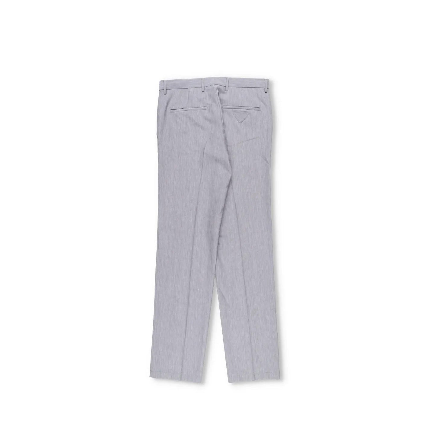 PRADA Mens Mohair Seta Suit Tailored Trousers Grey Dress Pants Size 48 RRP 1532 — View 8