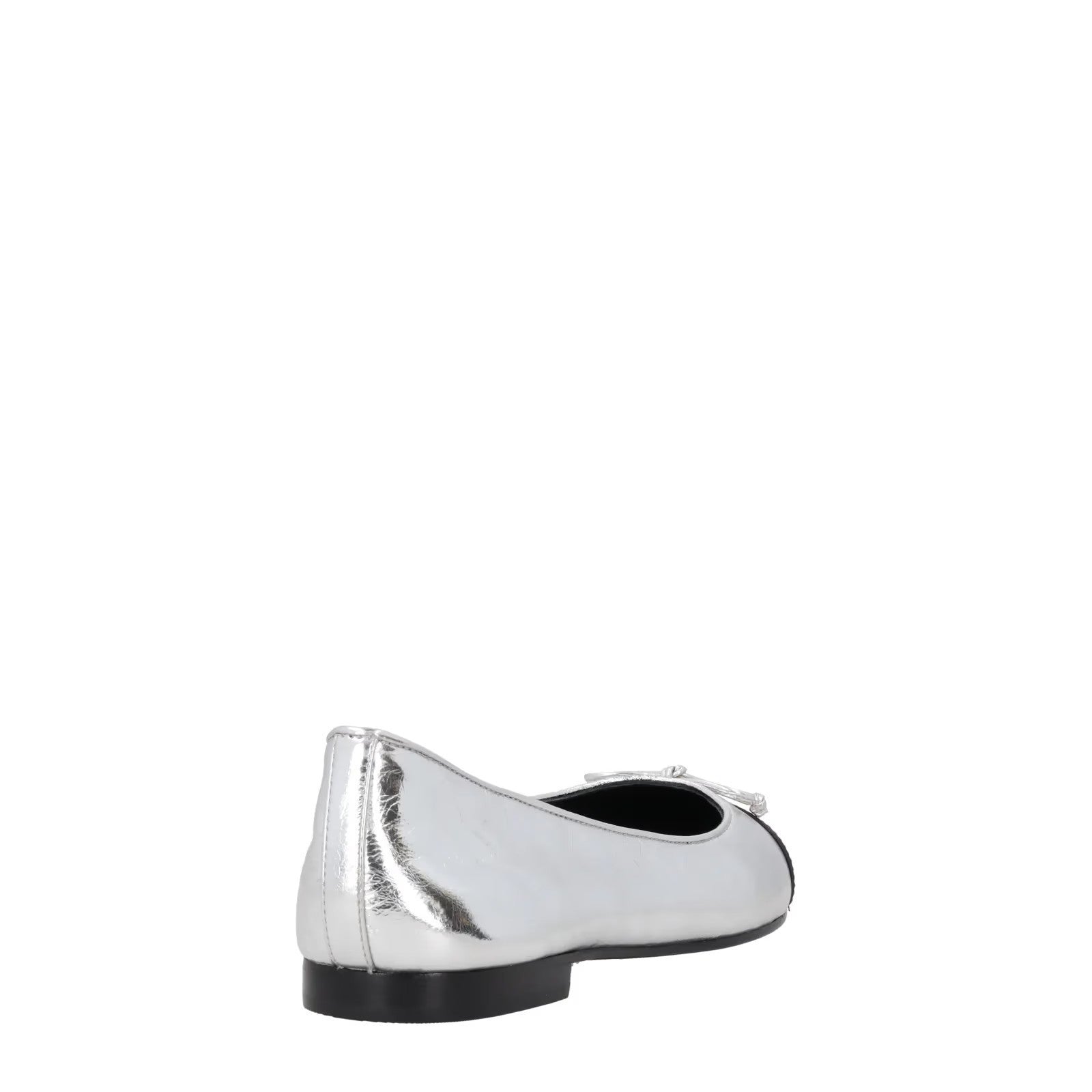 TORY BURCH Womens Silver Leather Ballet Flats Bow Accent Slip On US 9 RRP 260 — View 6