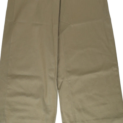 ALEXANDER MCQUEEN Womens Wide Leg Trousers Military Green Size 40 RRP 823.7 — View 4