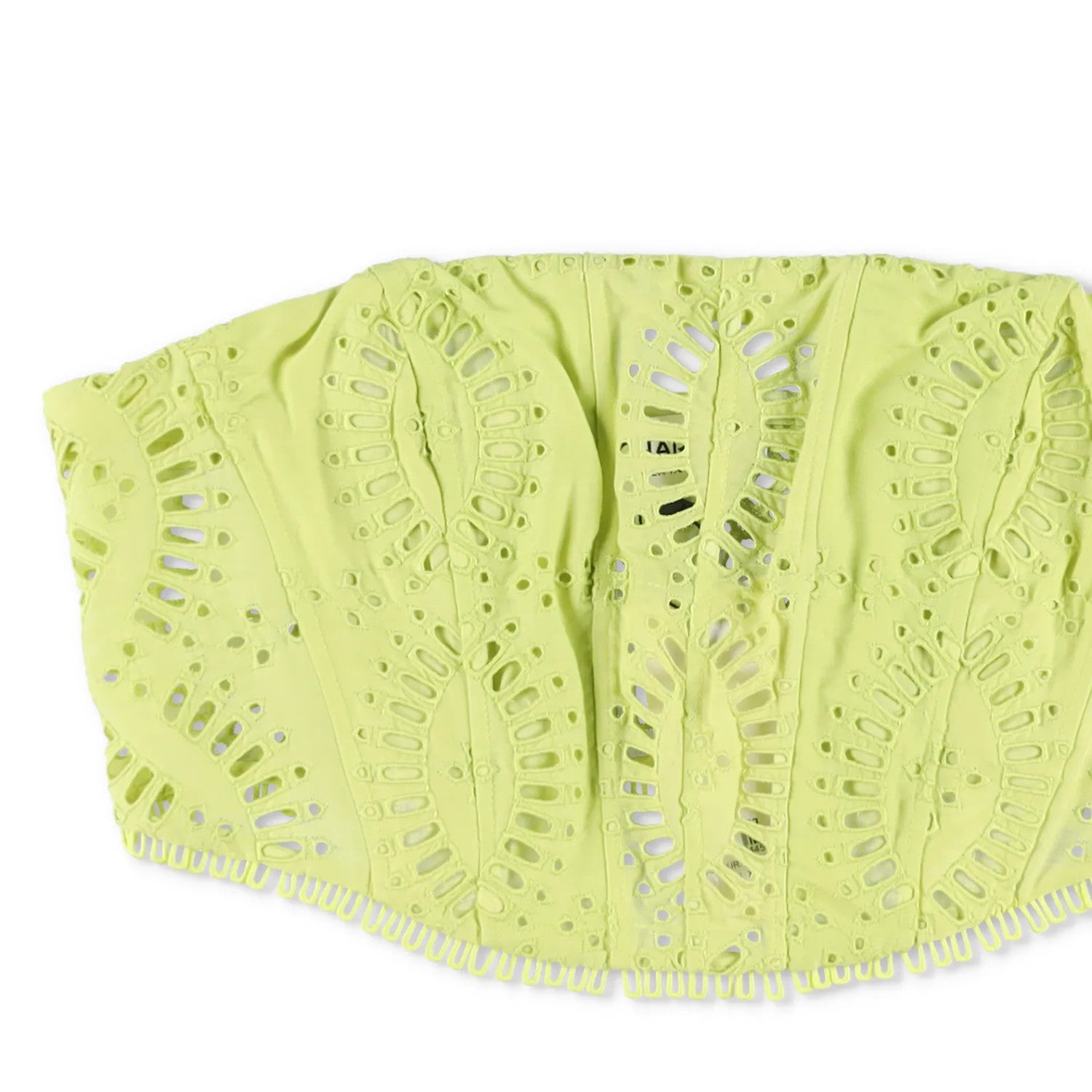 CHARO RUIZ IBIZA Womens Sting Top Corset Strapless Lace Lime Punch XL RRP 260 — View 3