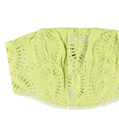 CHARO RUIZ IBIZA Womens Sting Top Corset Strapless Lace Lime Punch XL RRP 260 — View 3
