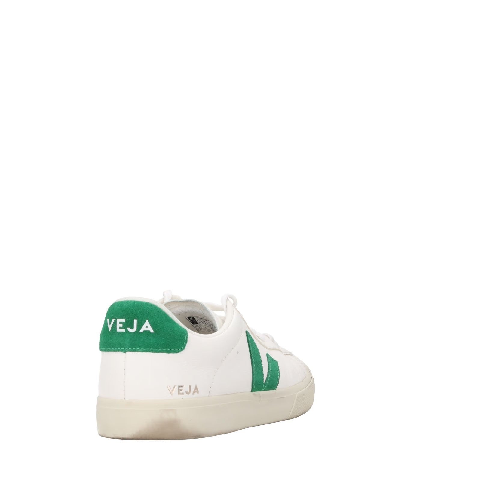 VEJO Womens Campo Paros Sneakers Low Top Lace Up White Green Leather UK 9 RRP136 — View 6