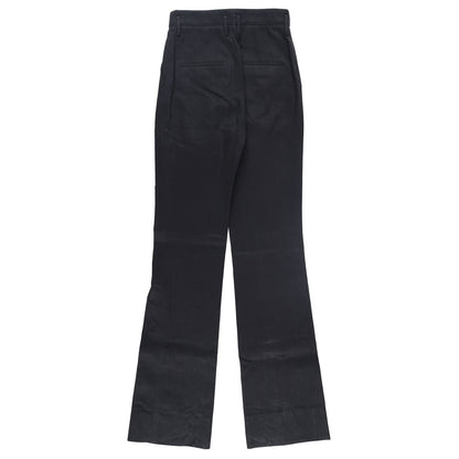 SAINT LAURENT Womens Jeans Straight Leg High Waist Denim Black 40 RRP 660 — View 13