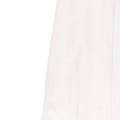 BETTTER Womens Upside Down Pants Beige High Rise Cotton Trousers Size S RRP 1660 — View 6