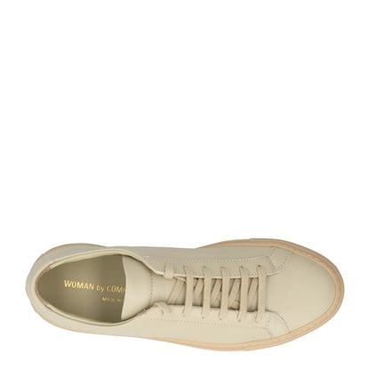 COMMON PROJECTS Womens Trainers Green Leather Low Top Lace Up Rubber UK 4 RRP395 — View 8