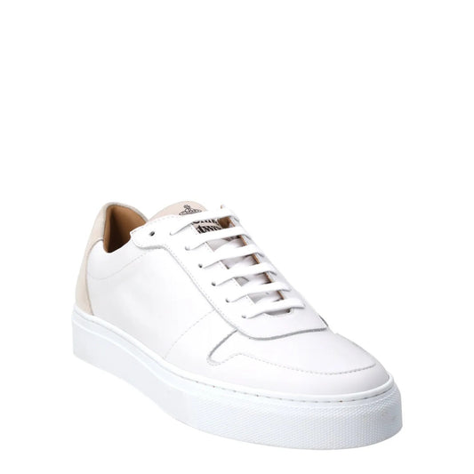 VIVIENNE WESTWOOD Womens Sneaker Leather White Comfort Low Top Laced UK 8 RRP365 — View 2