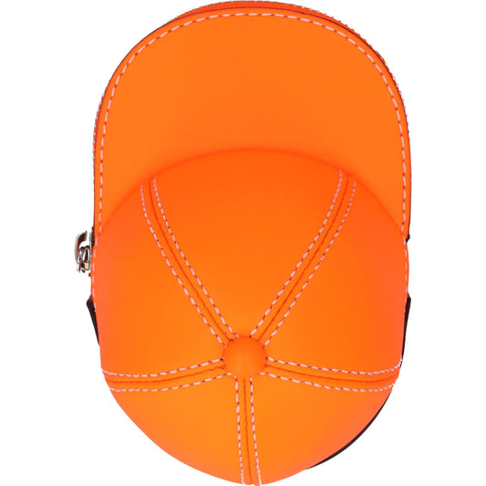 J.W. ANDERSON Womens Nano Cap Crossbody Bag Neon Orange Size S RRP 360