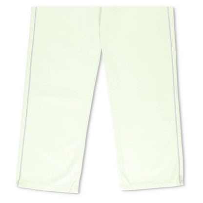 ROBYN LYNCH Mens Piping Jeans Green Straight Denim Mid Rise Logo Button L RRP390 — View 4