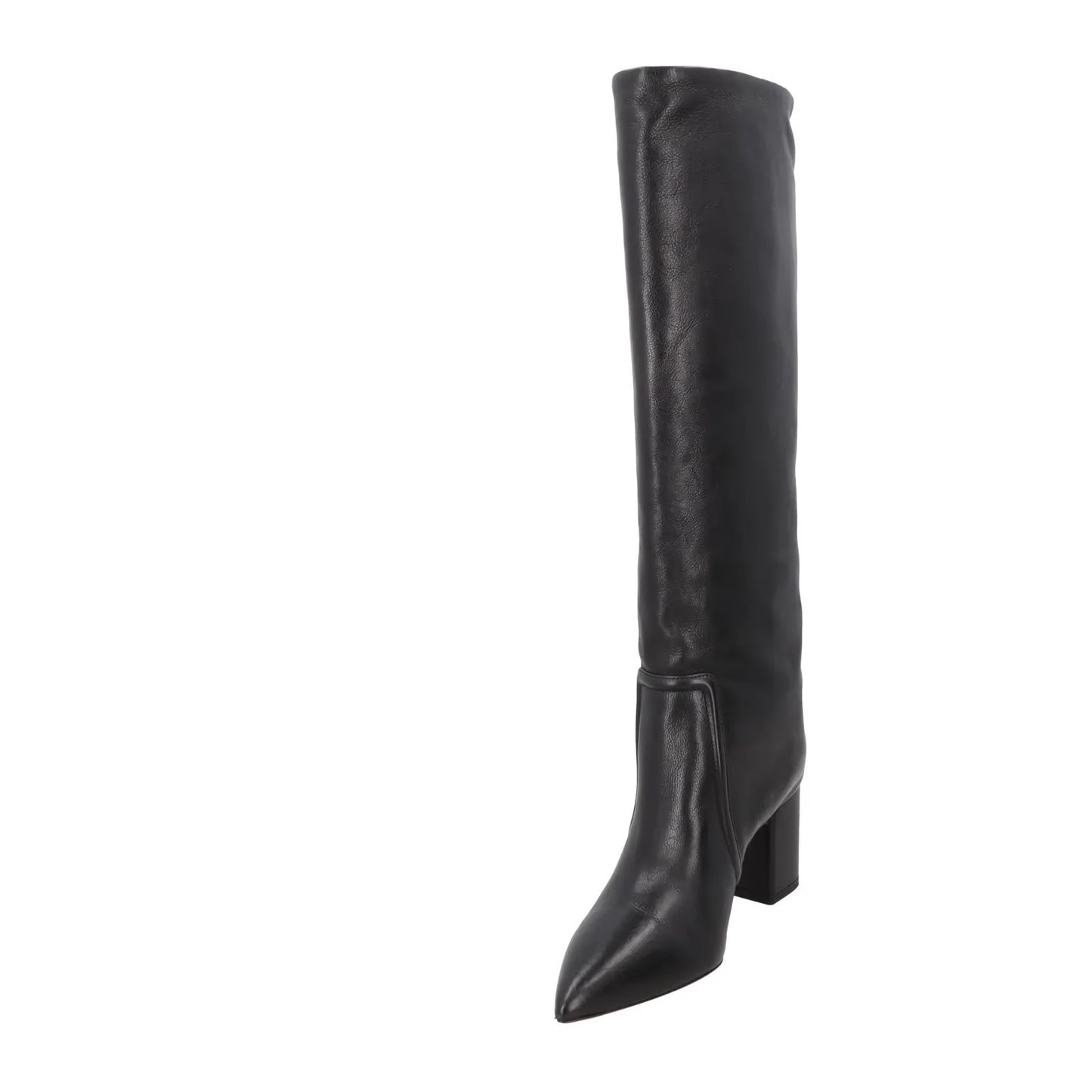 PARIS TEXAS Womens Anja 70mm High Block Heel Knee High Black EU 35.5 RRP 680 — View 3