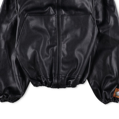 BORAMY VIGIEUR Faux Leather Full Zip Mens Biker Jacket Size Medium RRP500 — View 3
