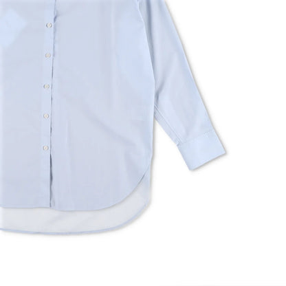 ACNE STUDIOS Womens Shirt Button-Up Collared Long Sleeve Blue Cotton 38 RRP 325 — View 4