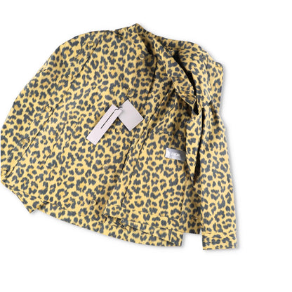 DIOR HOMME Mens Cape Coutre Jacket Leopard Print Buttoned Collarless 48 RRP 750 — View 7