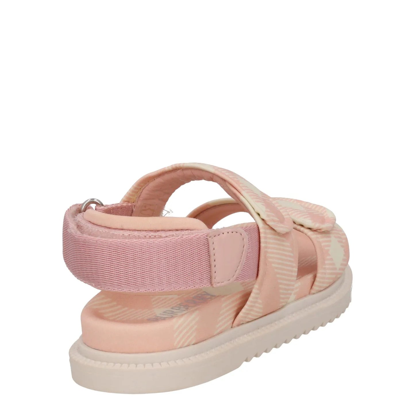 BURBERRY Girls Kids K1-Jamie Sandals Slingback Pink Nylon Salmon UK 1 RRP 280 — View 6