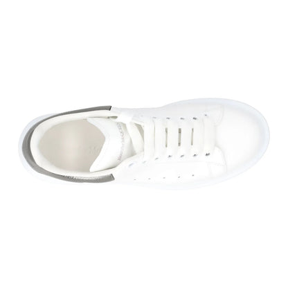 ALEXANDER MCQUEEN Womens Sneakers White Leather Low Top Lace Up EU 35.5 RRP 450 — View 7