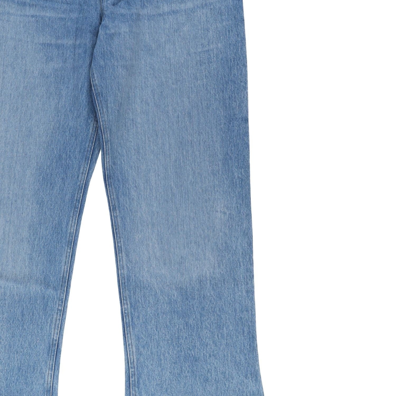 AARON ESH Mens Puddle Jean Blue Wash Flared Relaxed Fit High Rise Size 36 RRP403 — View 7