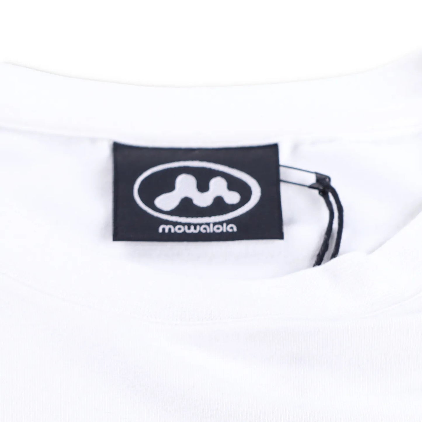 MOWALOLA Womens T-Shirt Short Sleeve Crew Neck Thin Burglar Wear White M RRP 135 — View 6