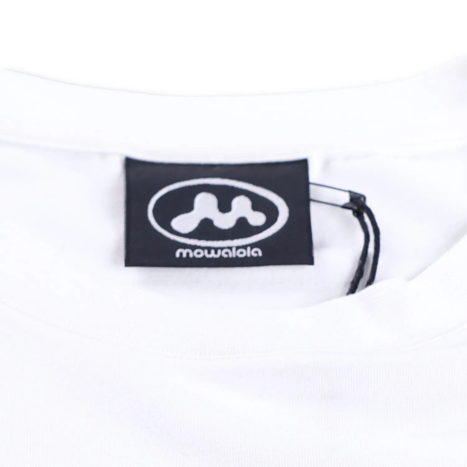 MOWALOLA Womens T-Shirt Short Sleeve Crew Neck Thin Burglar Wear White M RRP 135 — View 6